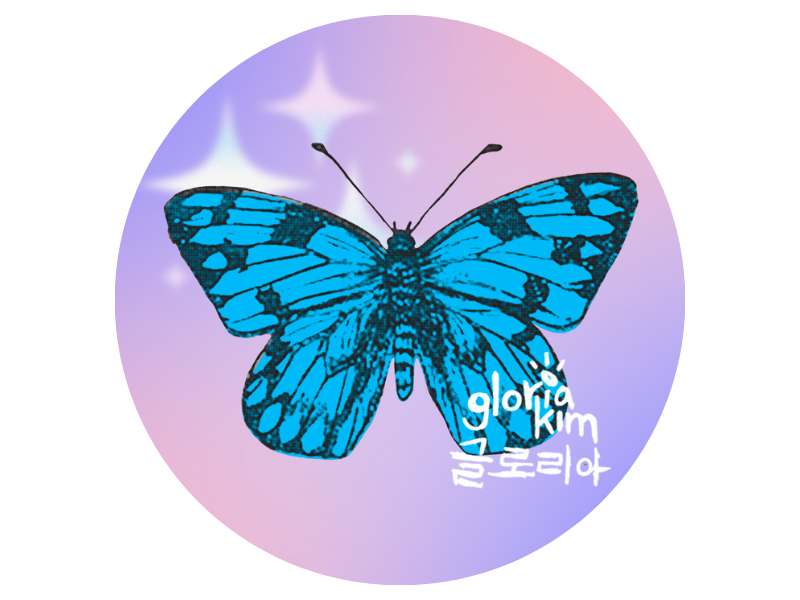 butterfly sticker